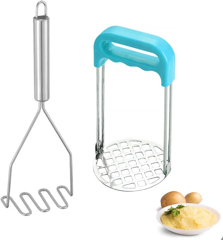 2 Pcs Potato Masher Set