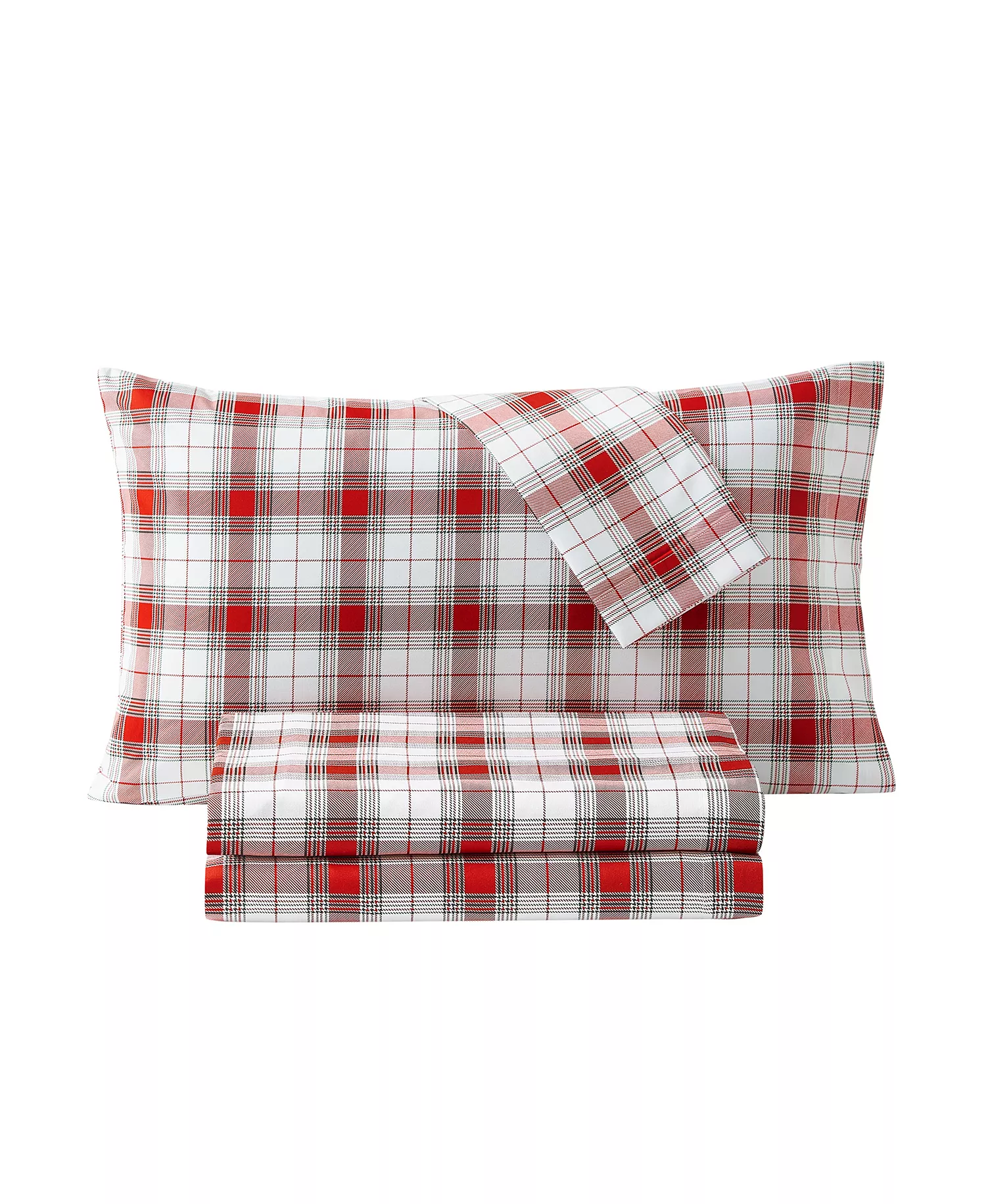 Holiday Printed Microfiber 3-Pc. Sheet Set, Twin