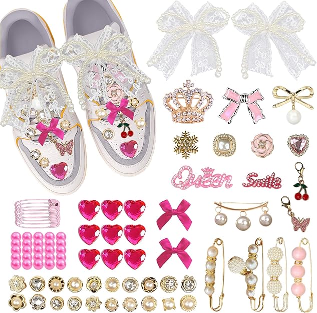 80 Pcs Shoe Charms