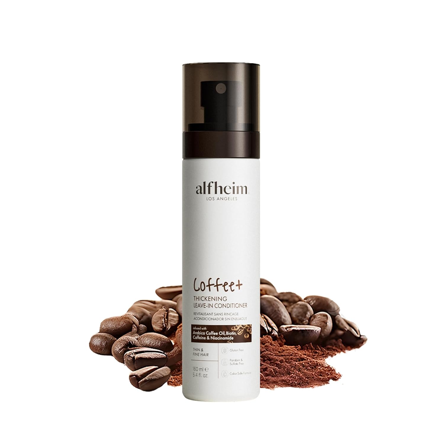 ALFHEIM Coffee+ Thickening Leave-in Spray for Fine & Thinning Hair