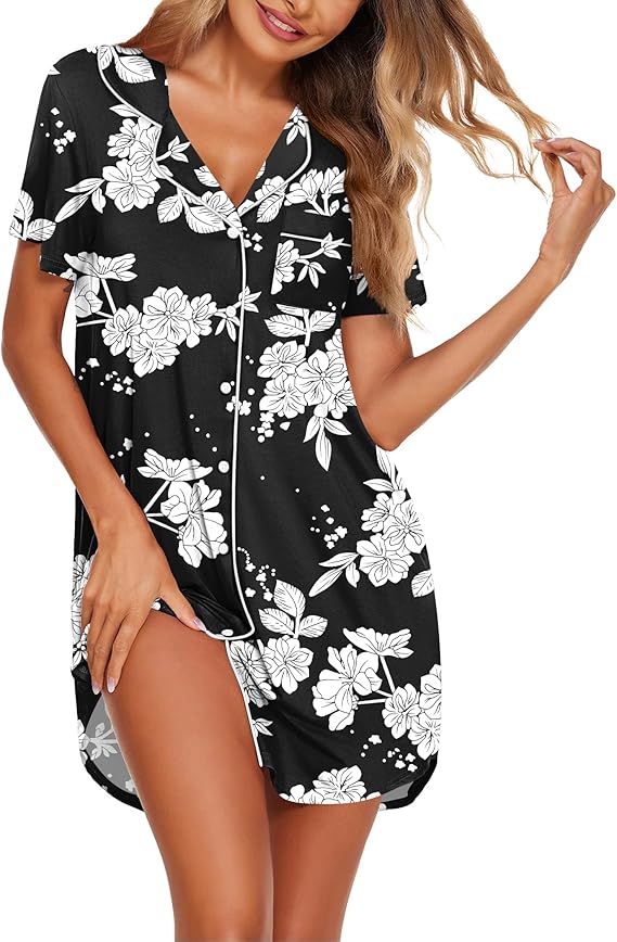 Button Down Night Gowns