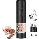 2 in 1 Electric Salt and Pepper Grinder Set