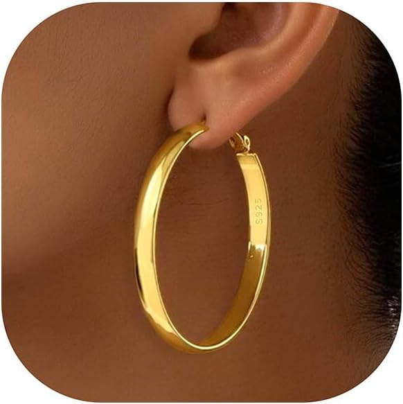 Gold Hoop Earrings