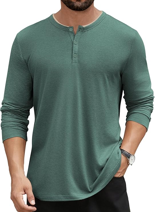 Henley Shirt Long Sleeve 
