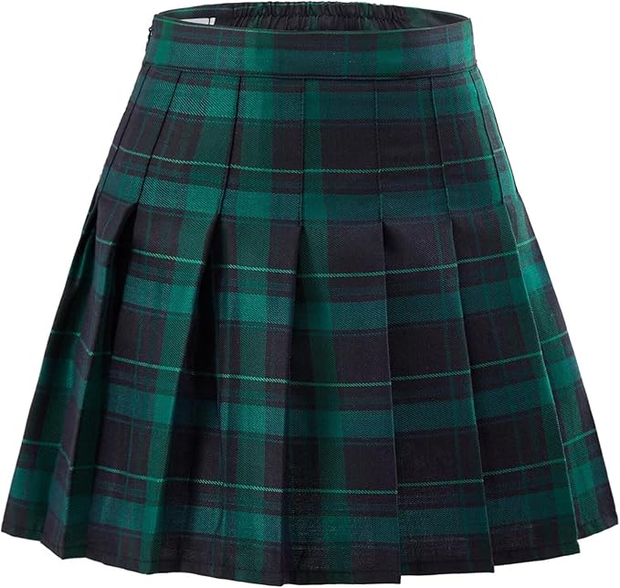 High-Waist Pleated Skirts