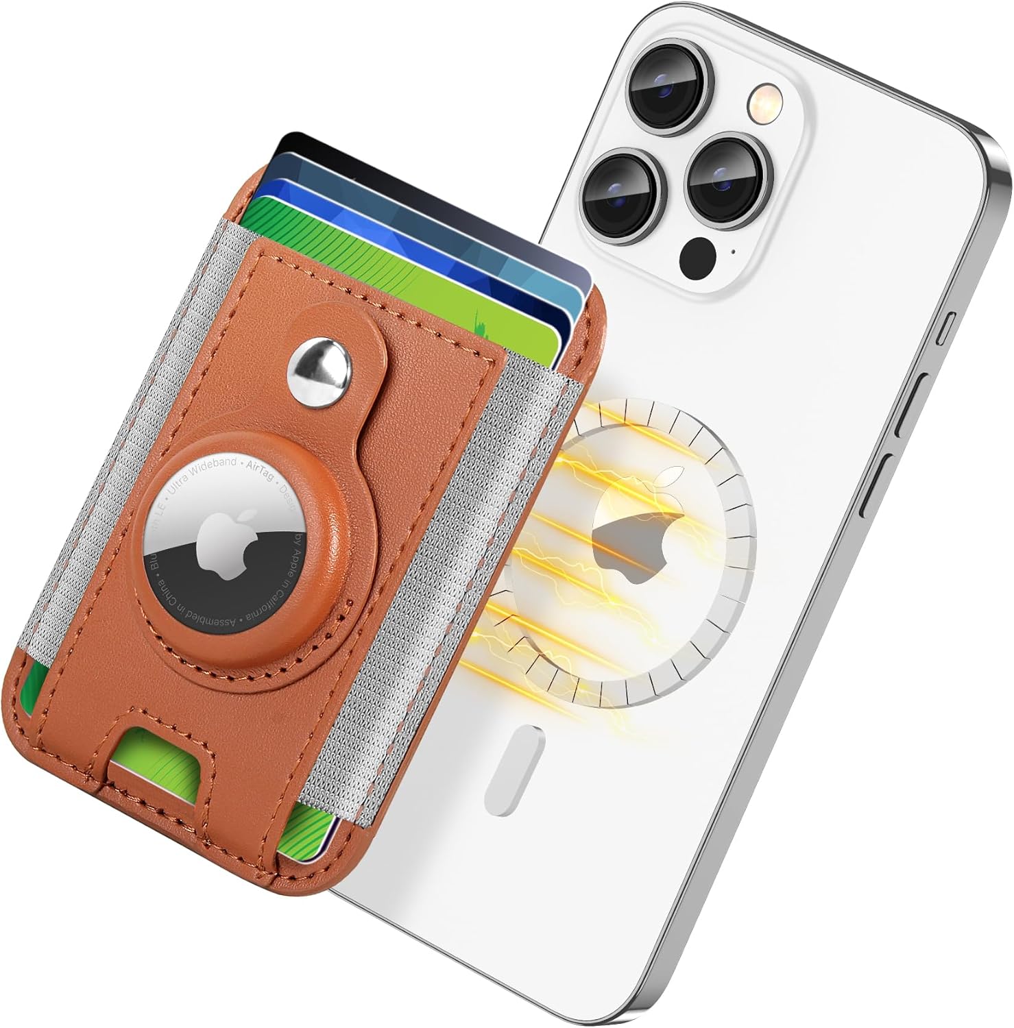 Magsafe Wallet with Airtag Holder