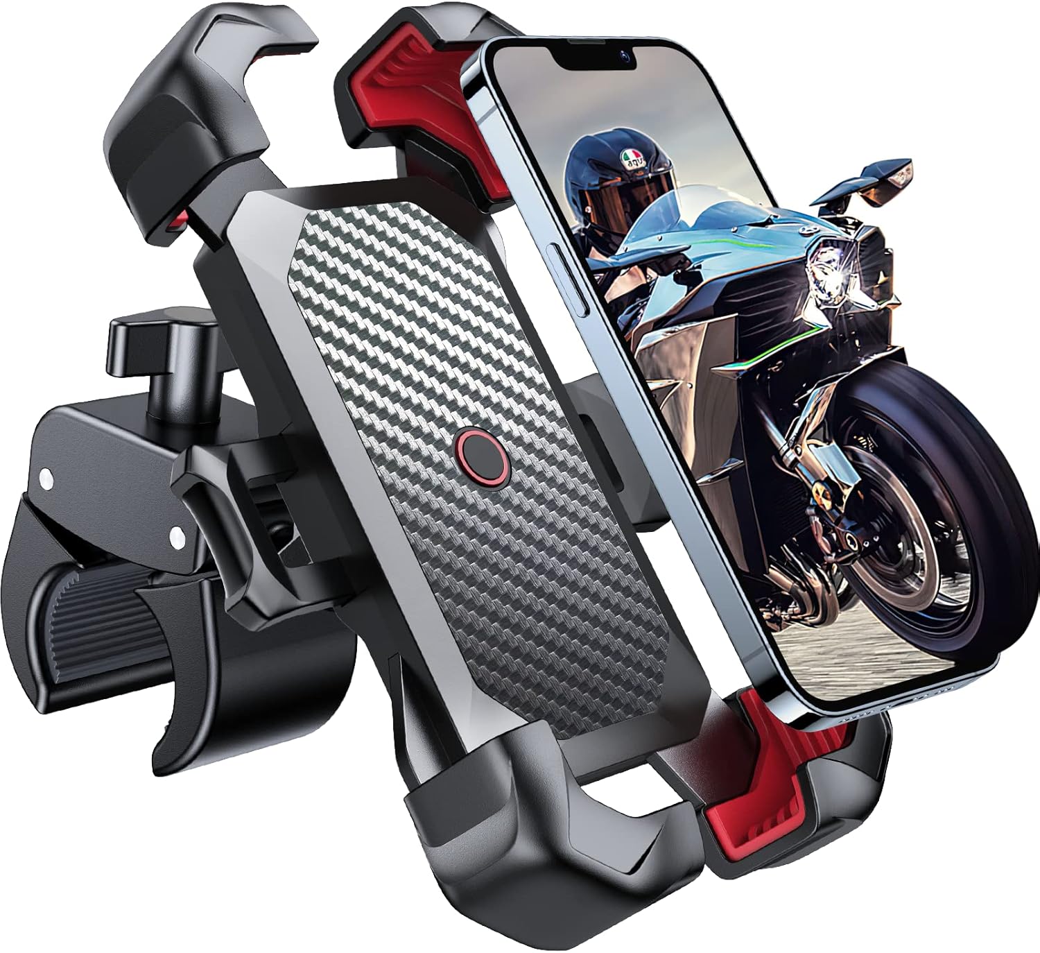 Motorcycle phone mount