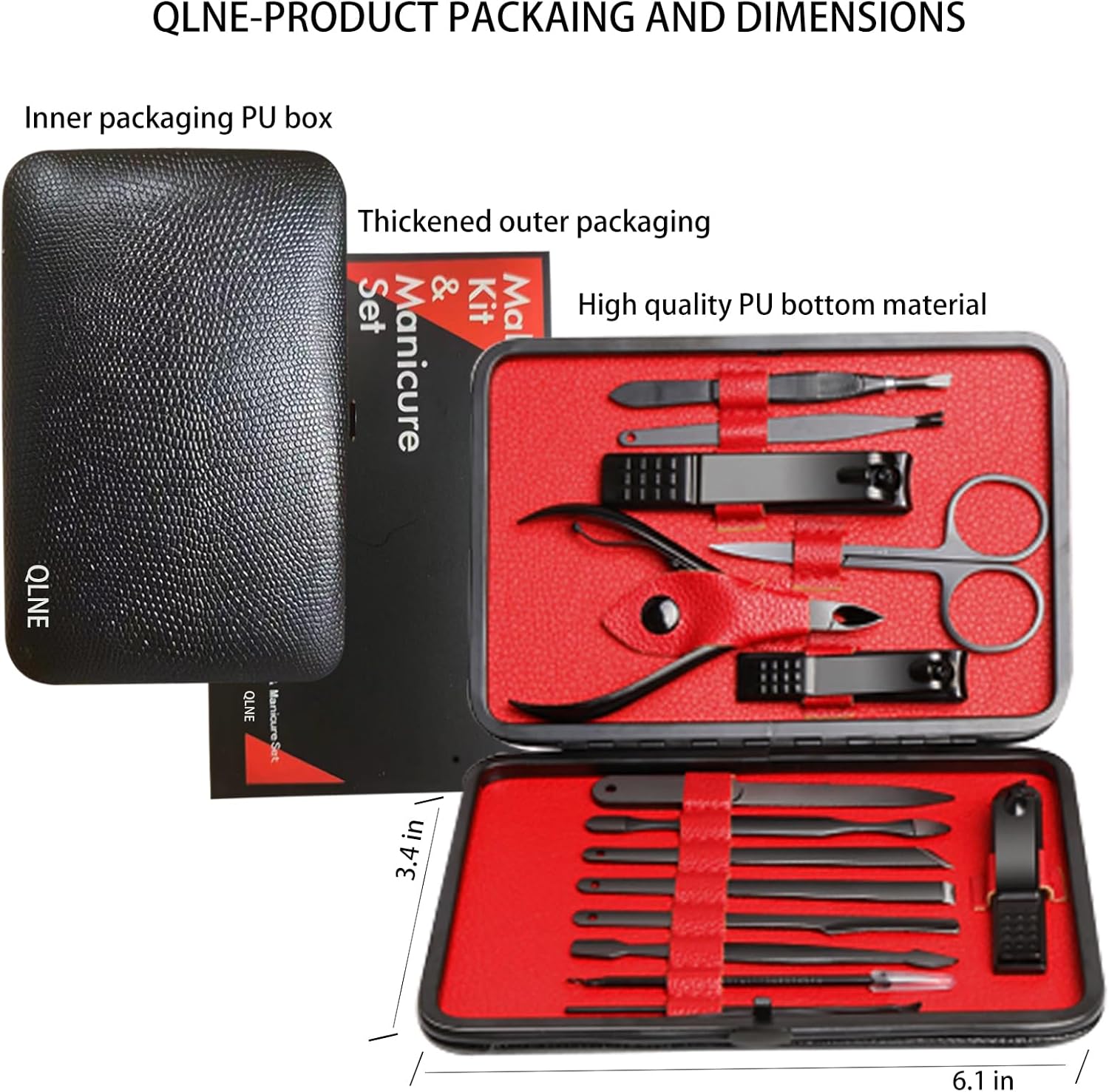 Stainless Steel Nail Cutter Pedicure Kit