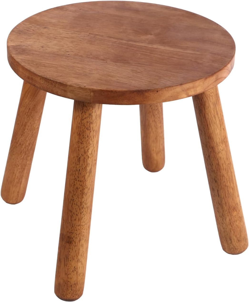 Round Solid Wooden Step Stool