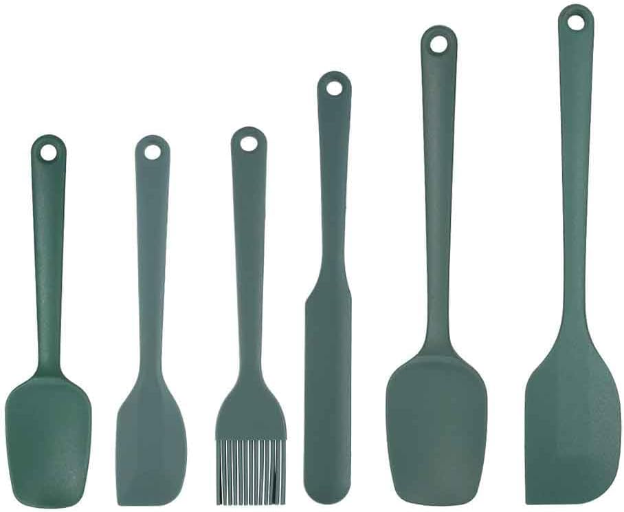 Silicone Spatula Set of 5-600°F Heat Resistant Kitchen Scraper Spatulas