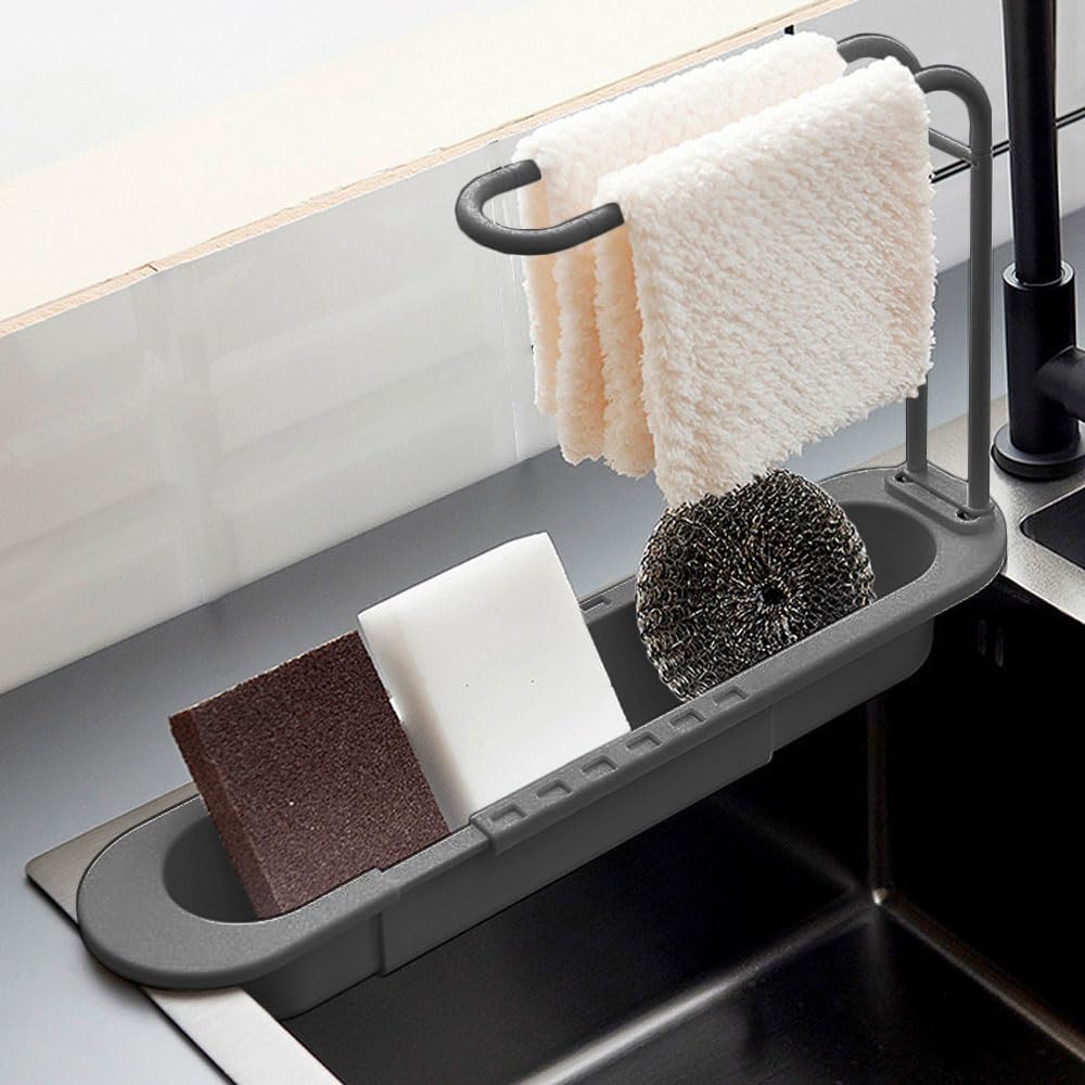 Sink Caddy with Towel Holder