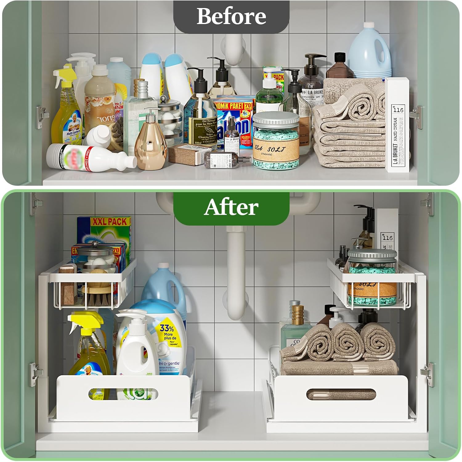 Pull Out Cabinet Organizer