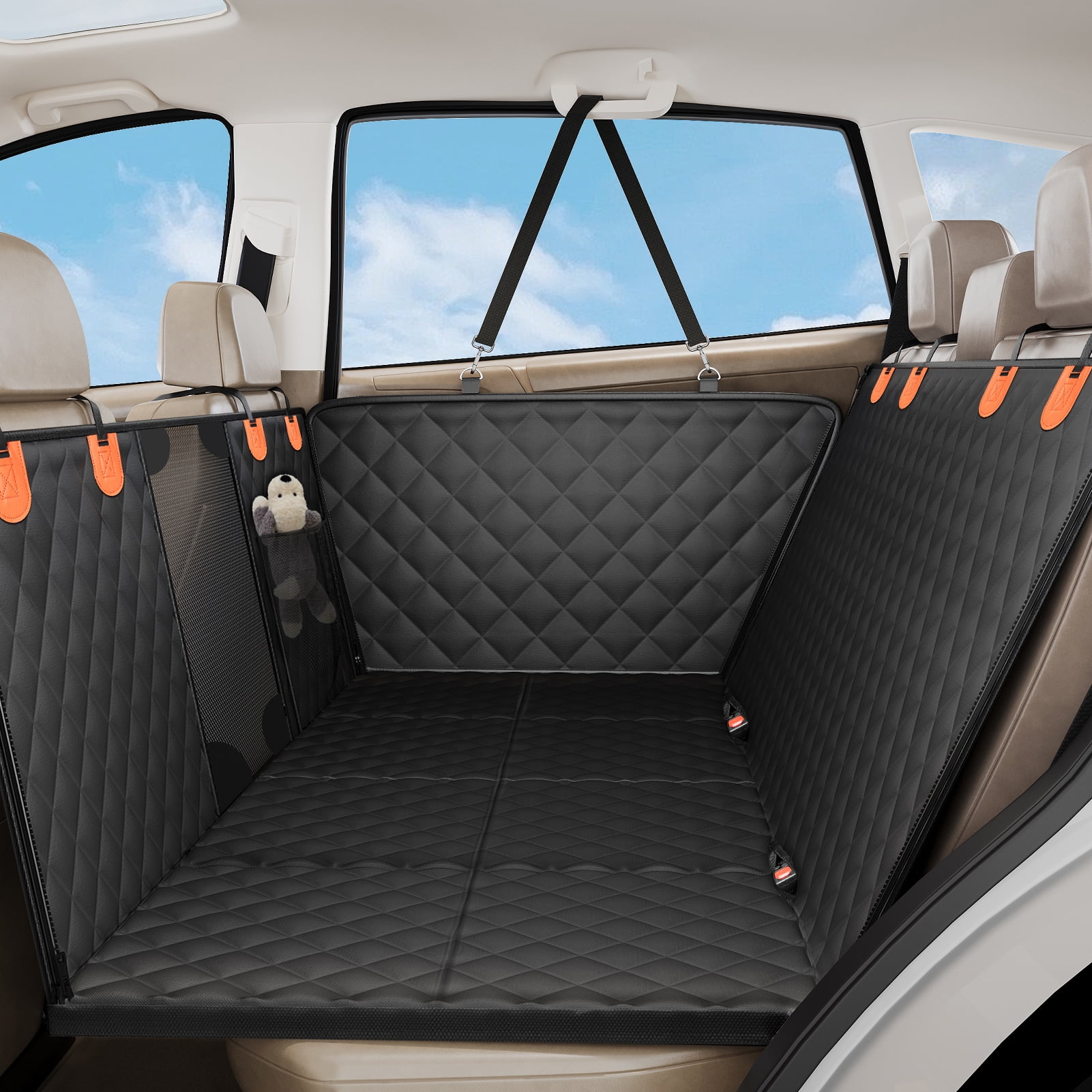 Waterproof Pet Hammock for Back Seat 