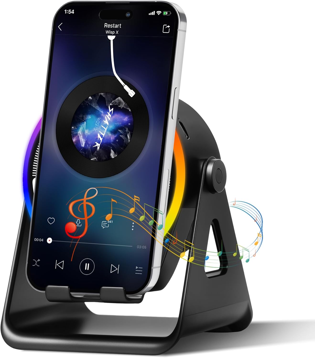 Wireless Induction Bluetooth Speaker